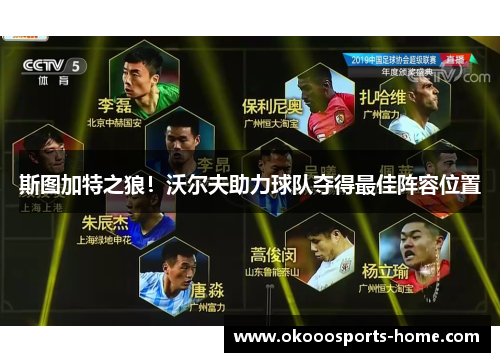斯图加特之狼！沃尔夫助力球队夺得最佳阵容位置